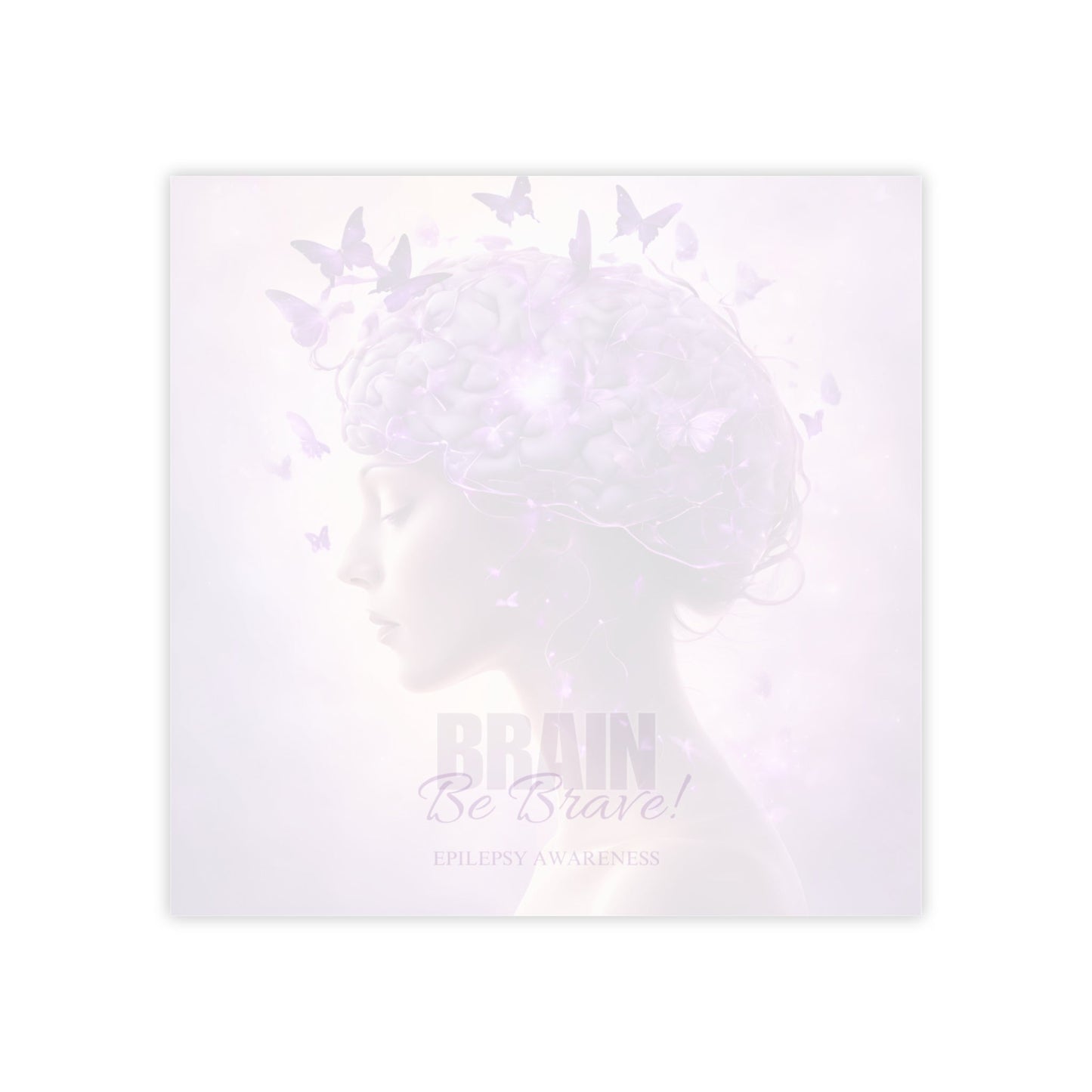 Beautiful Brain Epilepsy Awareness Sticky Note Pads