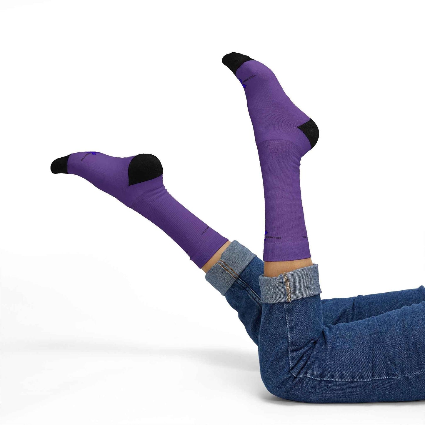 Toujours là. Ici encore. Chaussettes de sensibilisation à l'épilepsie