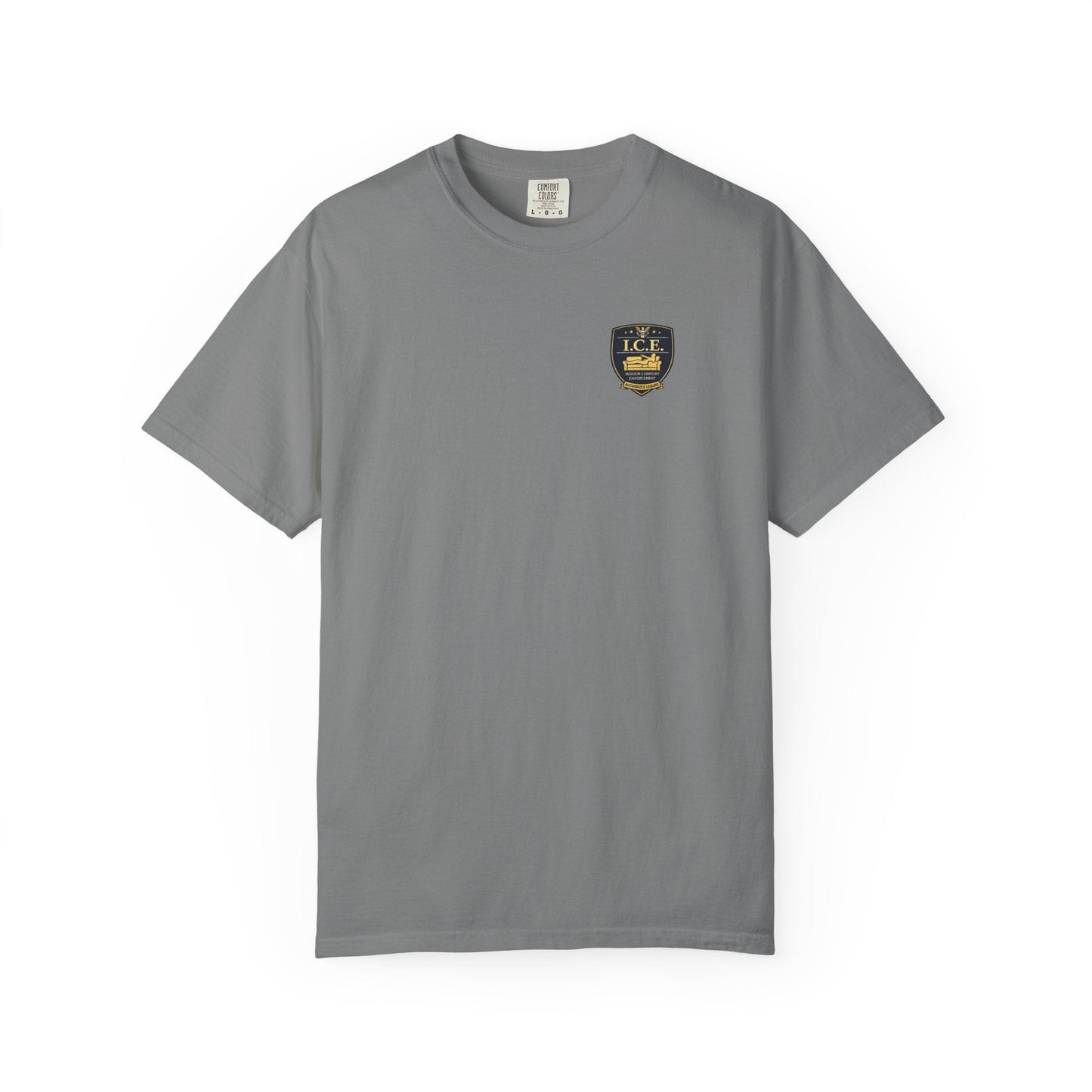 I.C.E. Badge T-Shirt | Institute of Cozy Excellence Tee