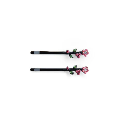 Smoothies Flower Leave Gem Bobby Pin