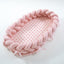 All-Cotton Woven Folding Portable Crib Bionic Removable Manual Fence Three-Dimensional Protective Crib - Korvel