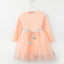 Bear Leader Girls Dress Pentagram Princess Dress Brand Girls Clothes Children Clothing European and American Style Girls Dresses - Korvel