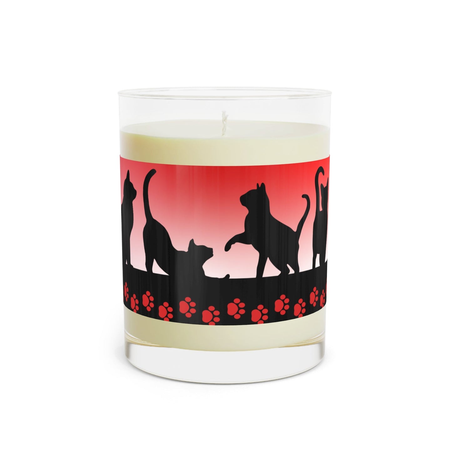 Enchanting Black Cats Scented Candle - 11oz Elegance - Korvel