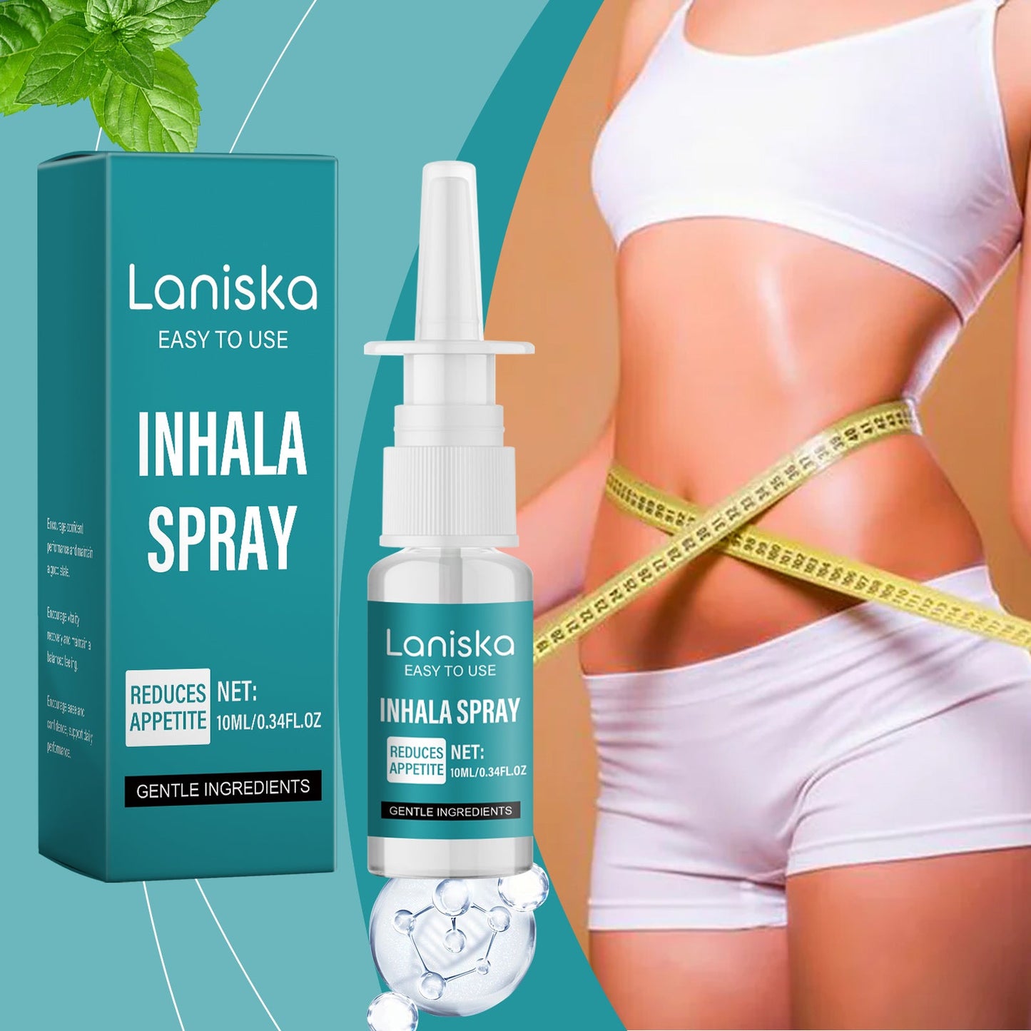 Body Beauty Nose Spray Mild Ingredients Light, Firm And Highlight The Body Everyday Lazy Nose Spray - Korvel