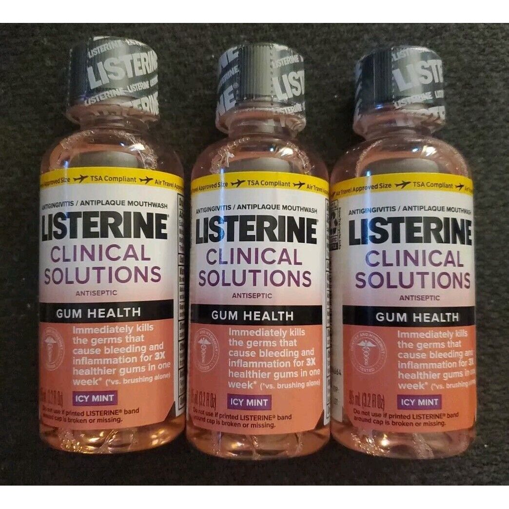 Listerine Clinical Solutions Gum Health Antiseptic Mouthwash 95 mL