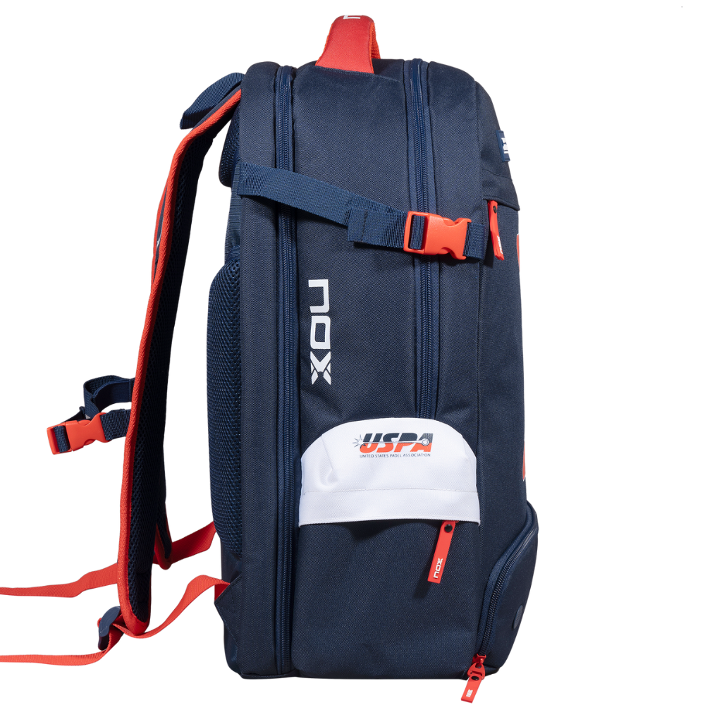 Sac à dos Nox Padel Bag USPA Pro Series - Bleu et Rouge