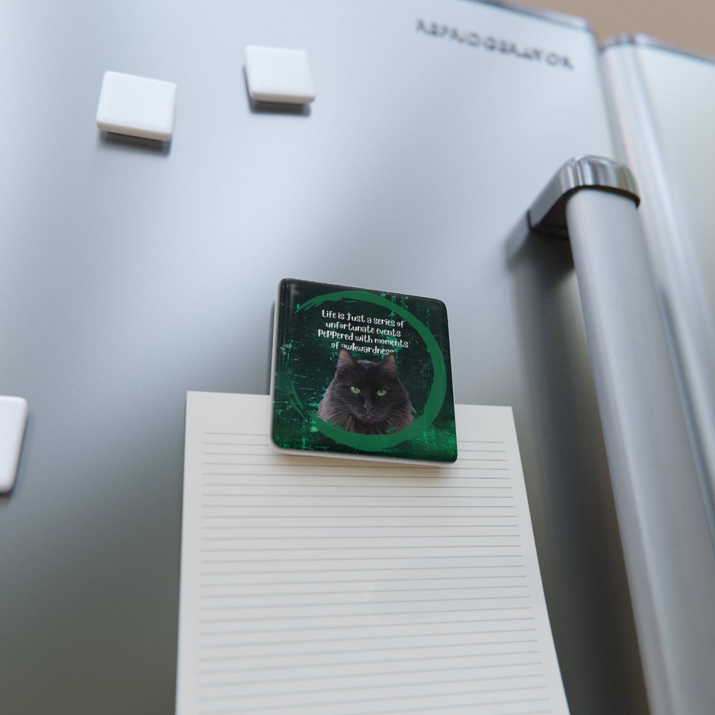 Awkwardness Square Porcelain Refrigerator Magnet