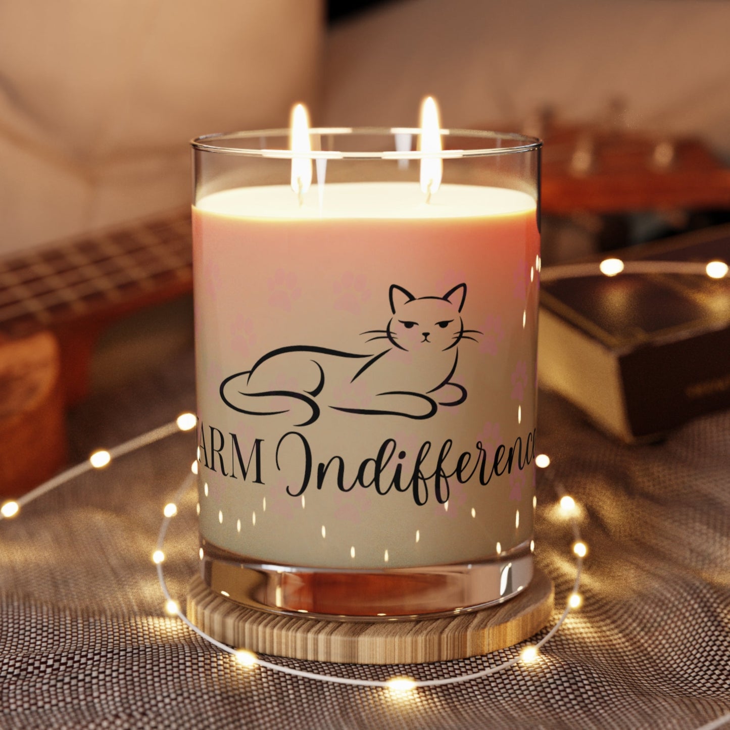 Indifférence Chaleureuse – Bougie en Soja Chat Indifférent