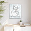 L'impression sur toile Chat Le Monde Peut Attendre