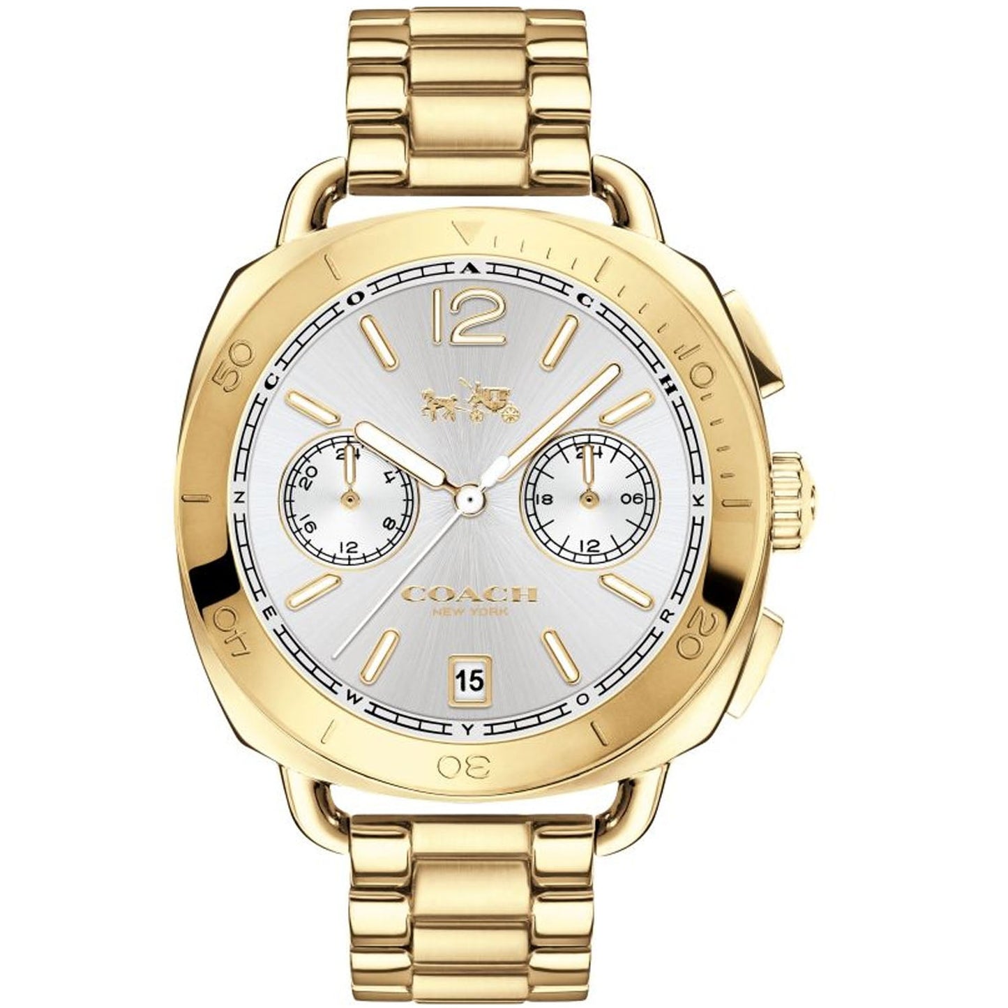 Reloj Tatum para Mujer de Coach - Esfera Plateada Elegante
