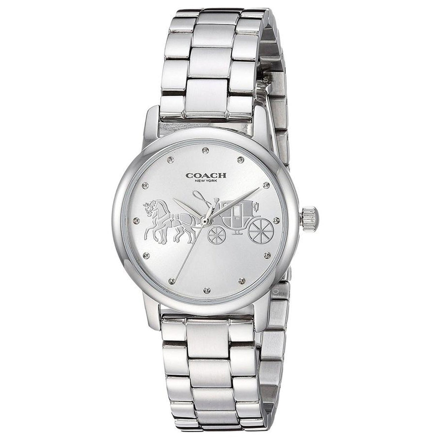Coach Women's Grand Watch - Elegant Stainless Steel Design