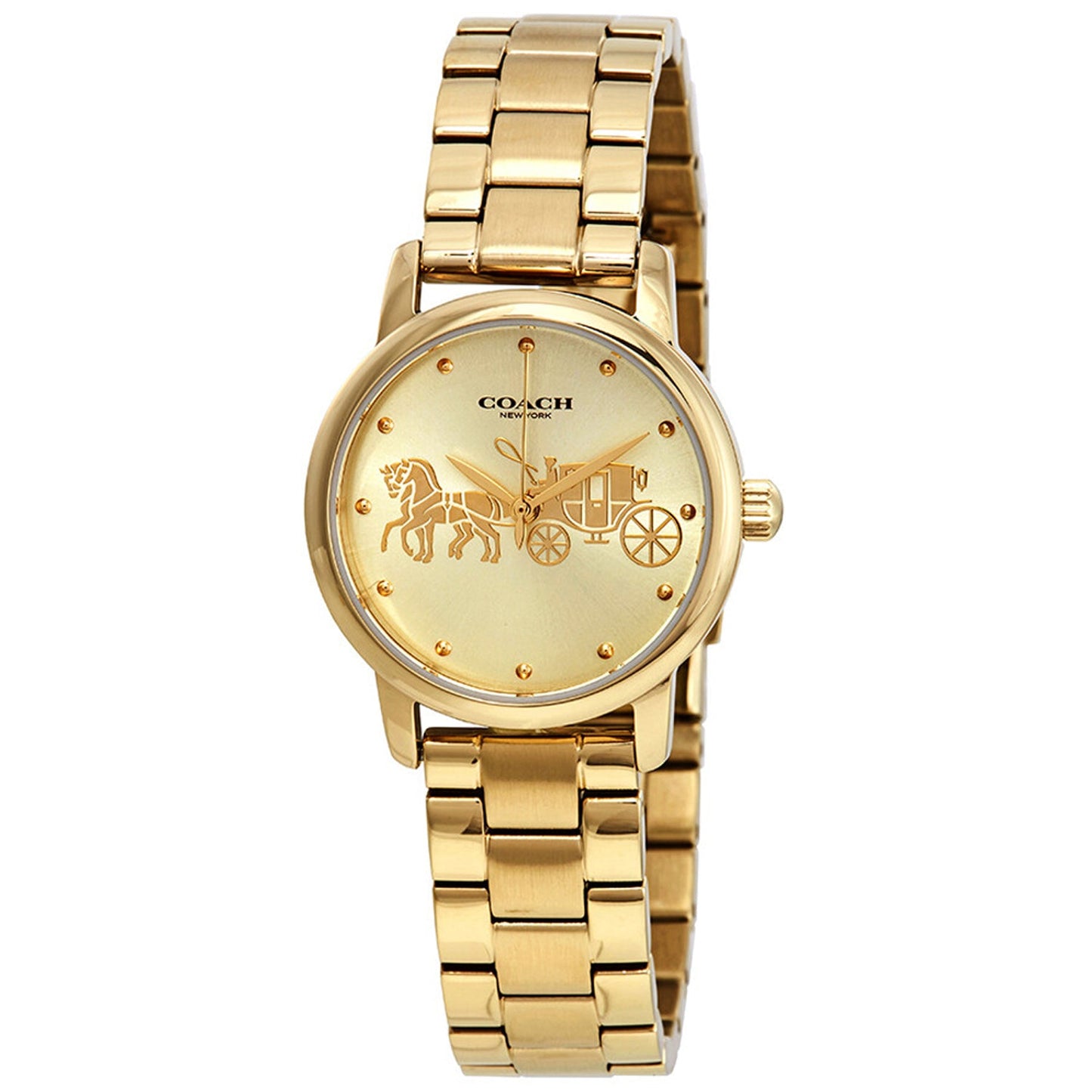 Montre Grand Femme Coach - Design Élégant en Or