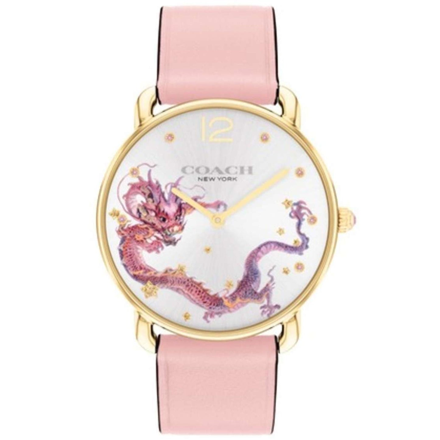 Reloj Coach para Mujer Elliot - Esfera Multicolor y Correa de Cuero