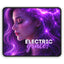 Electric Grace Mouse Pad – Purple Energy Art