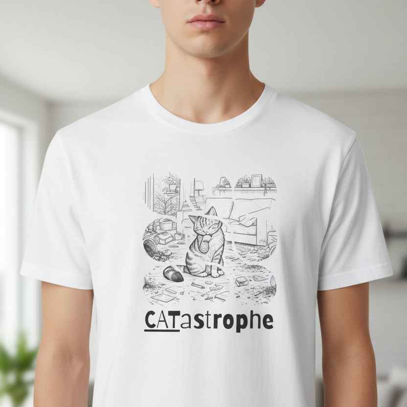 CATastrophe Cat Paw Unisex T-Shirt