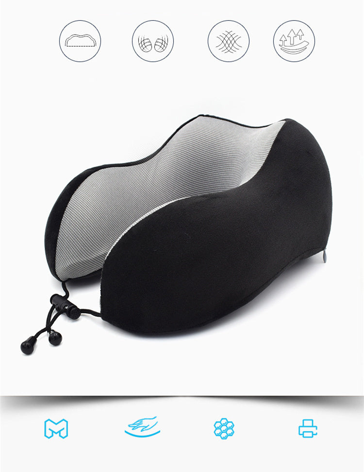 Premium Memory Foam Travel Pillow Kit