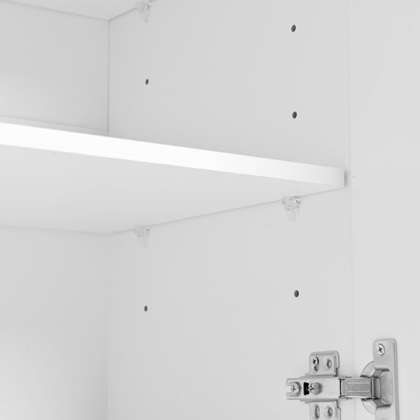 ON-TRANS Cream Style Shoe Cabinet with Adjustable Legs
