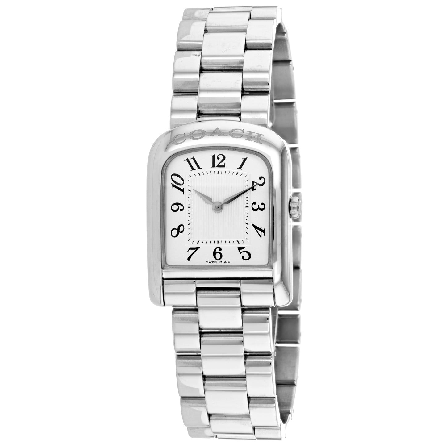 Coach Women's Silver Stainless Steel White Dial Watch