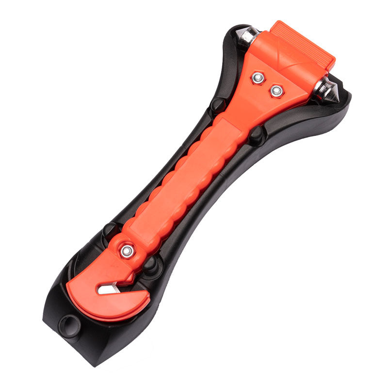 Car 2-in-1 safety hammer with base life-saving emergency hammer fire escape hammer car mounted window breaker - Korvel