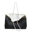 Midnight Whiskers Weekender Bag - Minimalist Cat Travel Tote