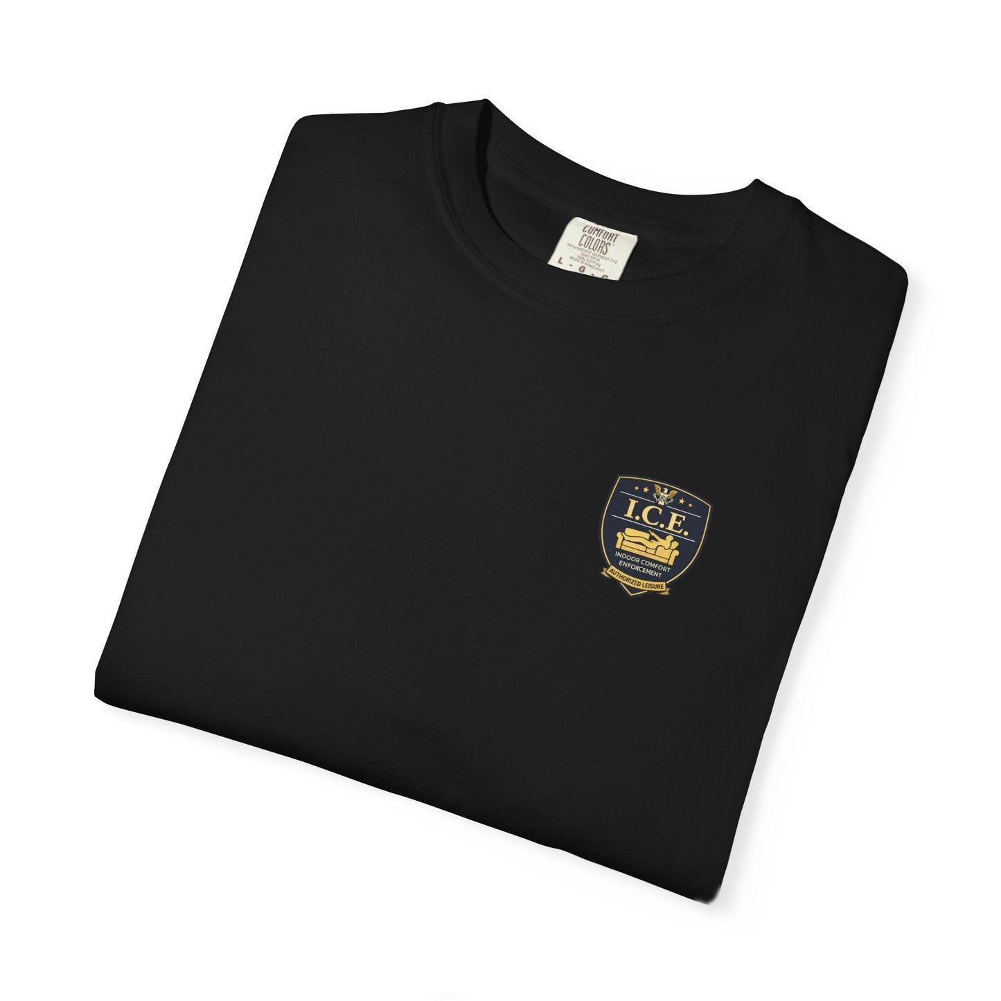 I.C.E. Badge T-Shirt | Institute of Cozy Excellence Tee
