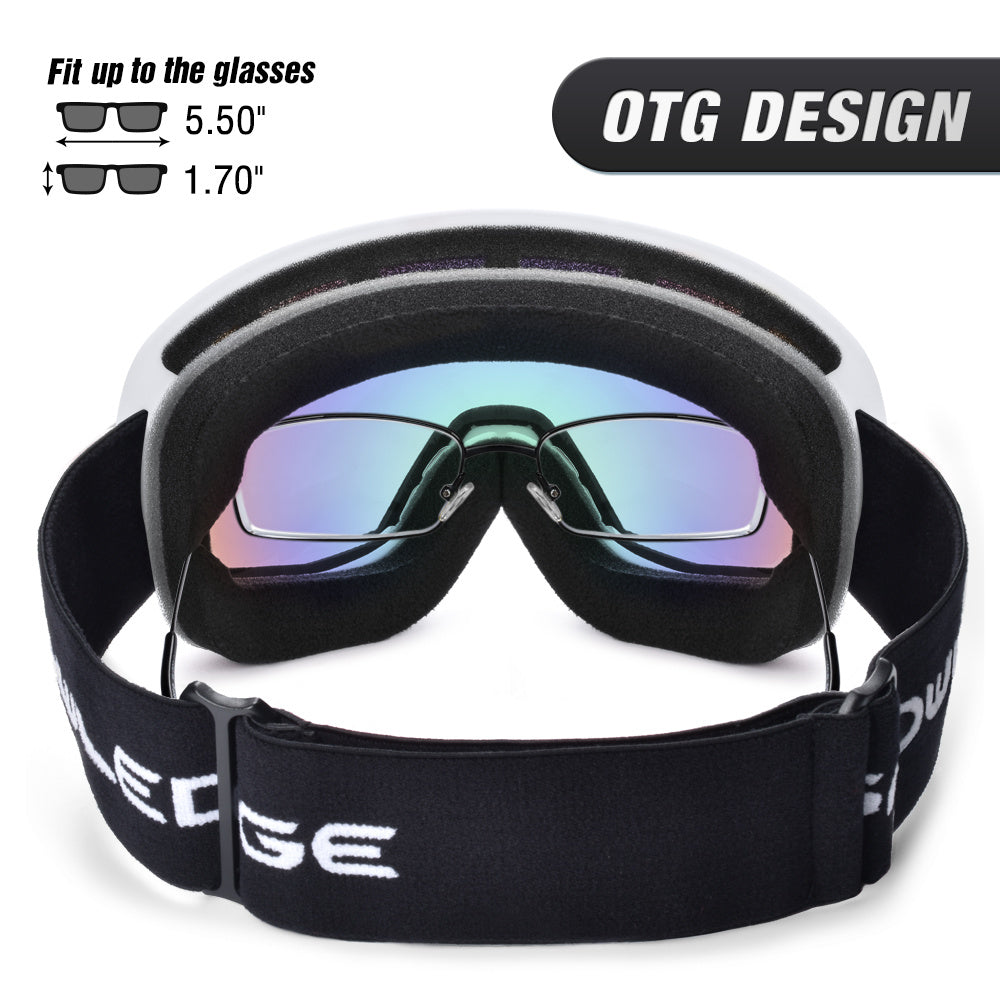 Premium Double-Layer Anti-Fog Ski Goggles for All Conditions