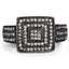 0.42 Carat Genuine Champagne Diamond Sterling Silver Engagement Ring