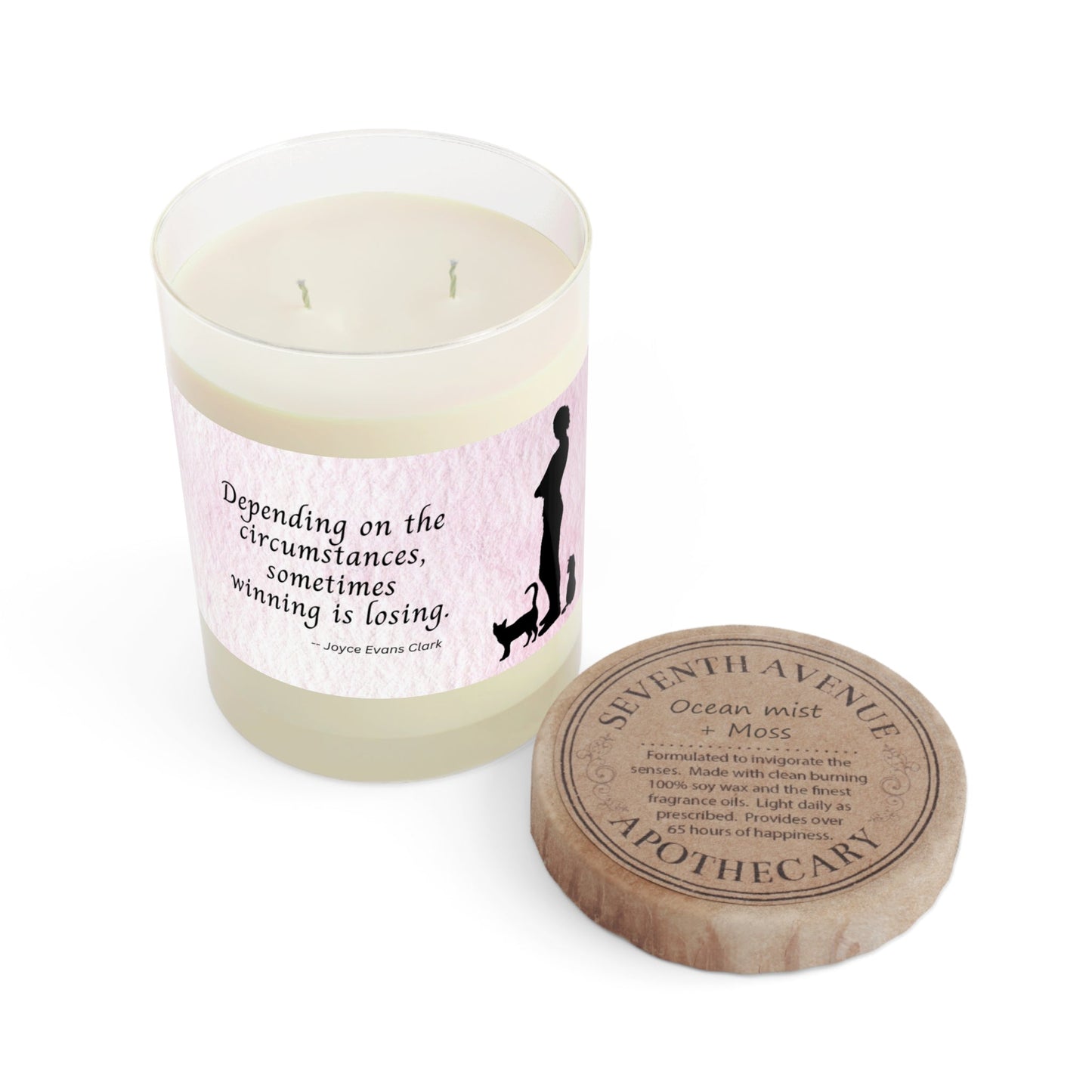Bougie parfumée Winning is Losing - Verre complet, 11oz