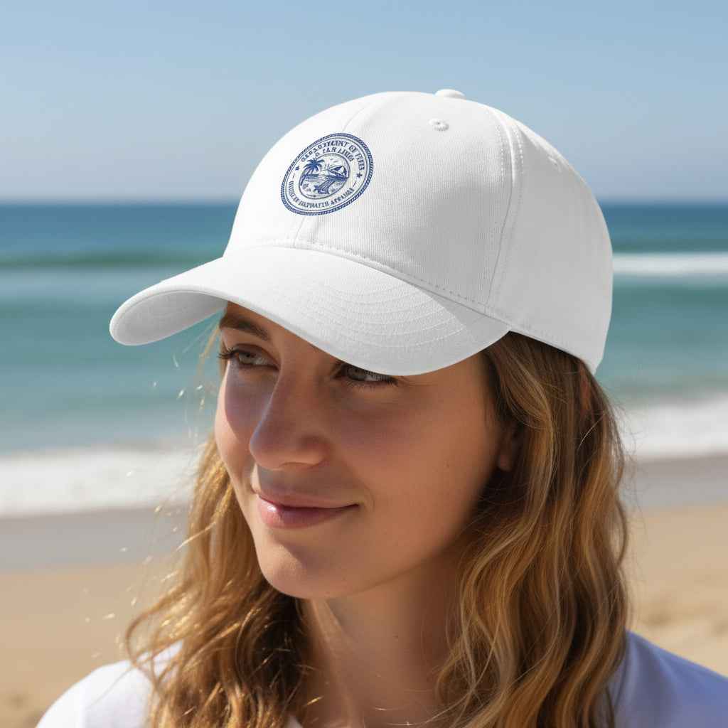 Casquette Dad du Département des Marées & des Lignes de Bronzage – Chapeau Sceau Côtier
