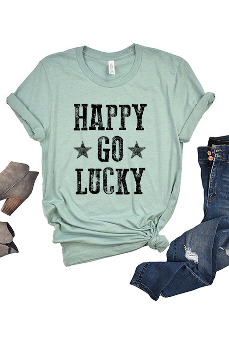 Happy Go Lucky Unisex T-Shirt - Korvel