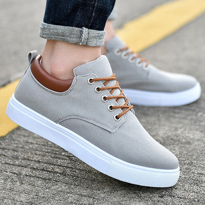 Korean Breathable Men's Casual Canvas Sneakers