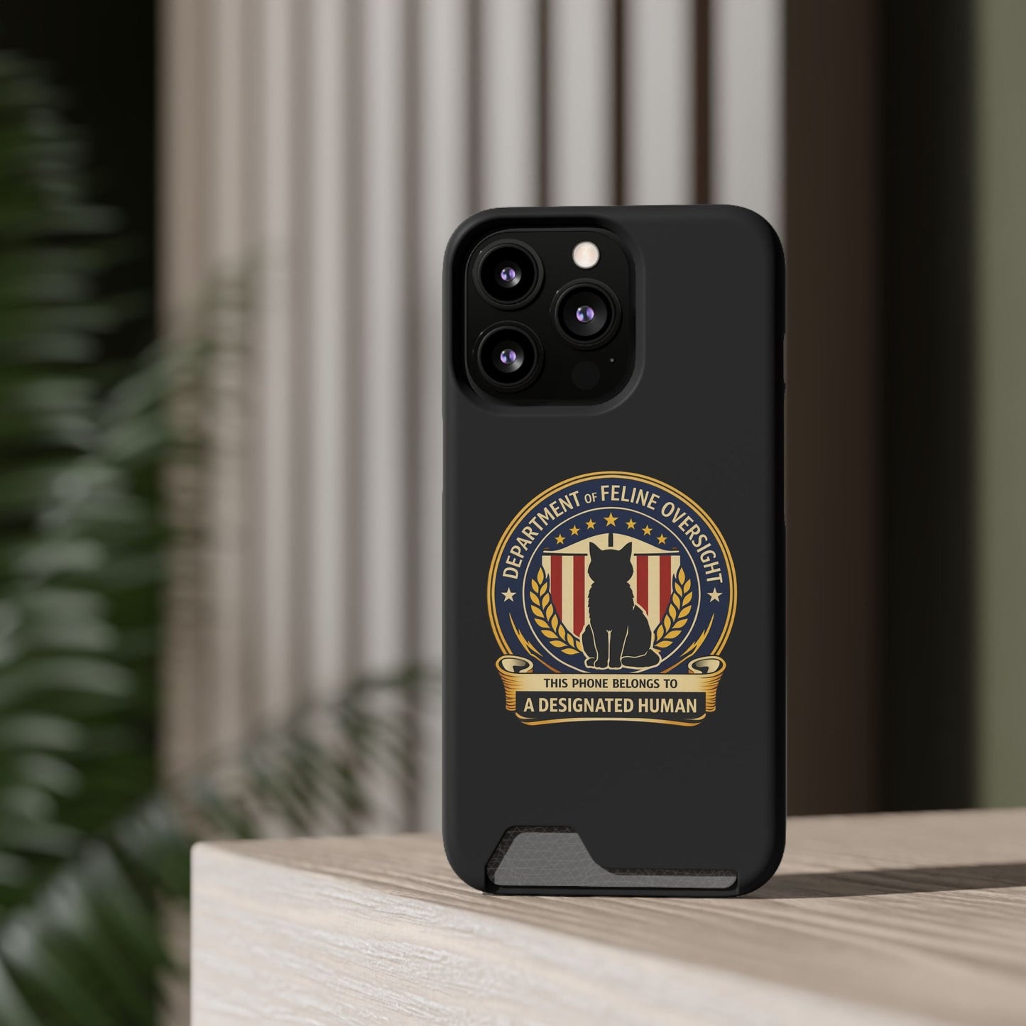Department of Feline Oversight MagSafe iPhone Case - Designated Human Edition
