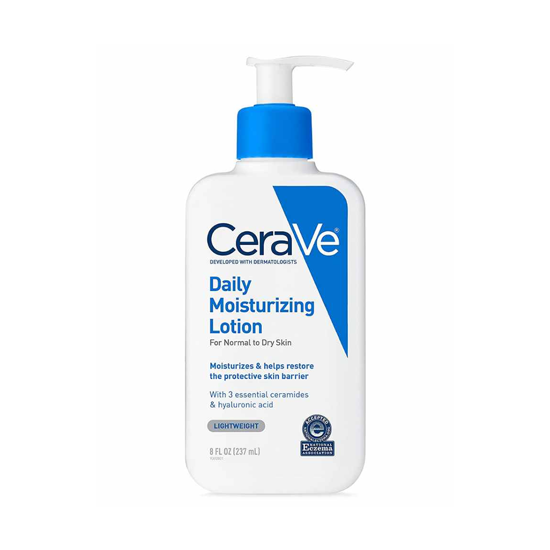 Lotion hydratante quotidienne CeraVe pour peau normale à sèche, 8 Oz