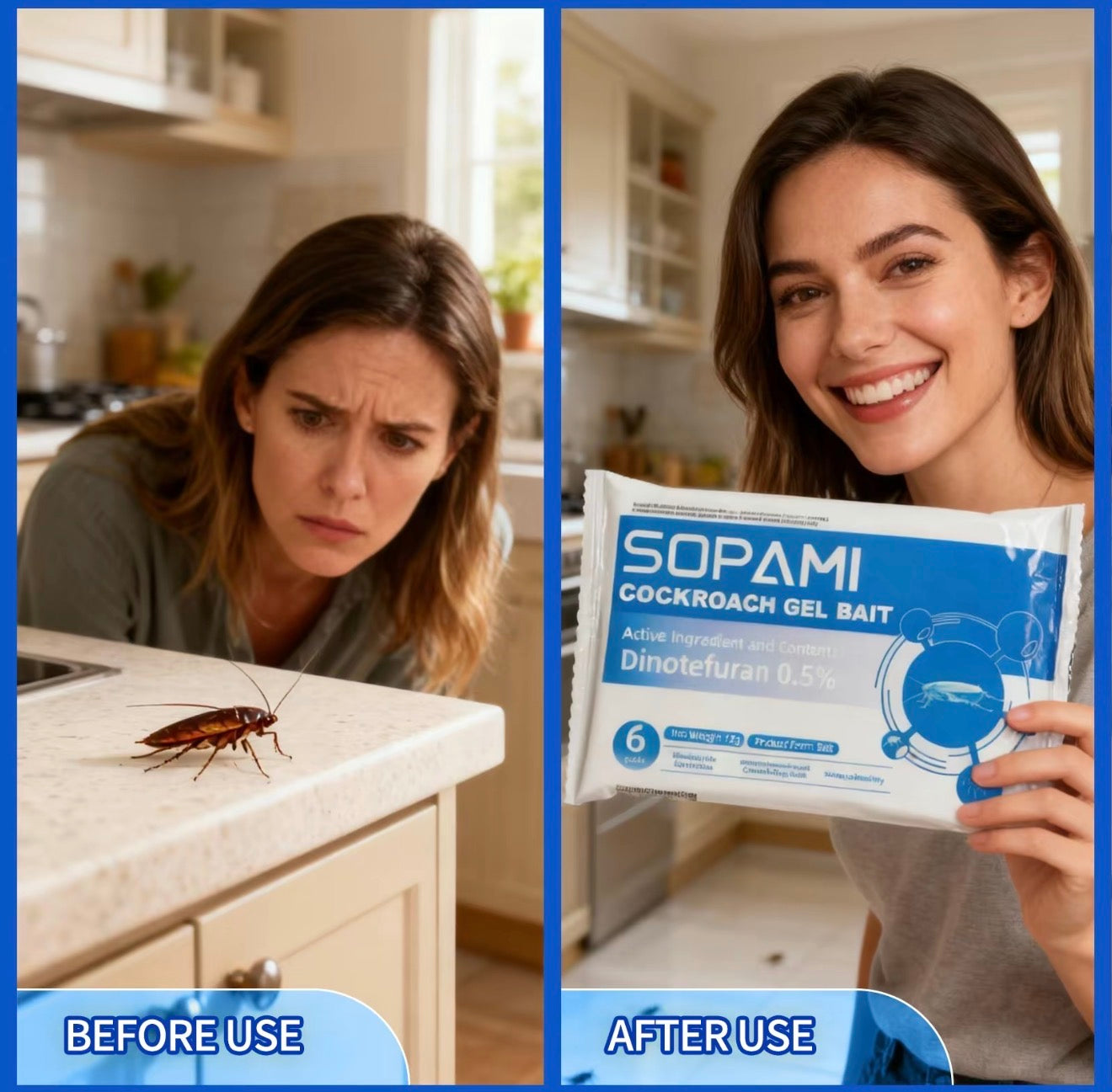 Cebo para Cucarachas RoachGuard Indoor - Solución Efectiva de Control de Plagas