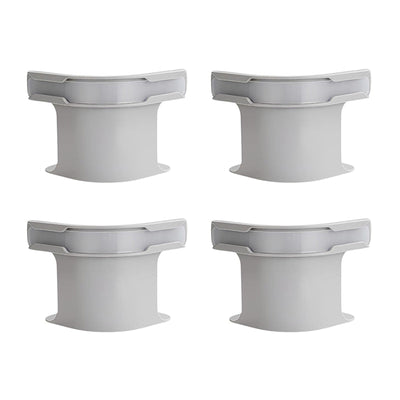 4 Heavy-Duty Bedsheet Corner Clips. High - quality, durable, and reliable. Ideal for securing bed sheets and protectors. - Korvel