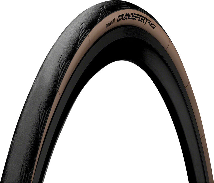 Pneu de course Continental Grand Sport - 700 x 28 pliable noir/marron