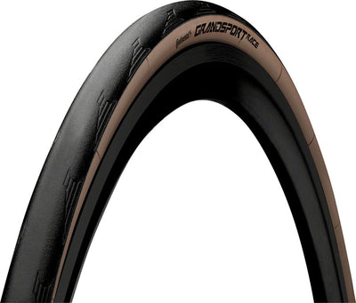 Continental Grand Sport Race Tire - 700 x 28 Clincher Folding Black/Brown