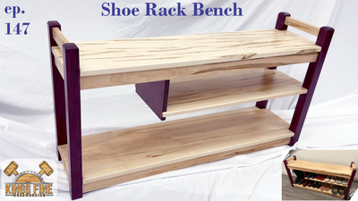 Elegant Shoe Rack Storage Bench Plans