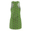Green WhimsiCat Racerback Dress – Playful Athletic Style