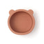 Children's tableware baby bowl children's silicone suction cup bowl bear food supplement bowl - Korvel