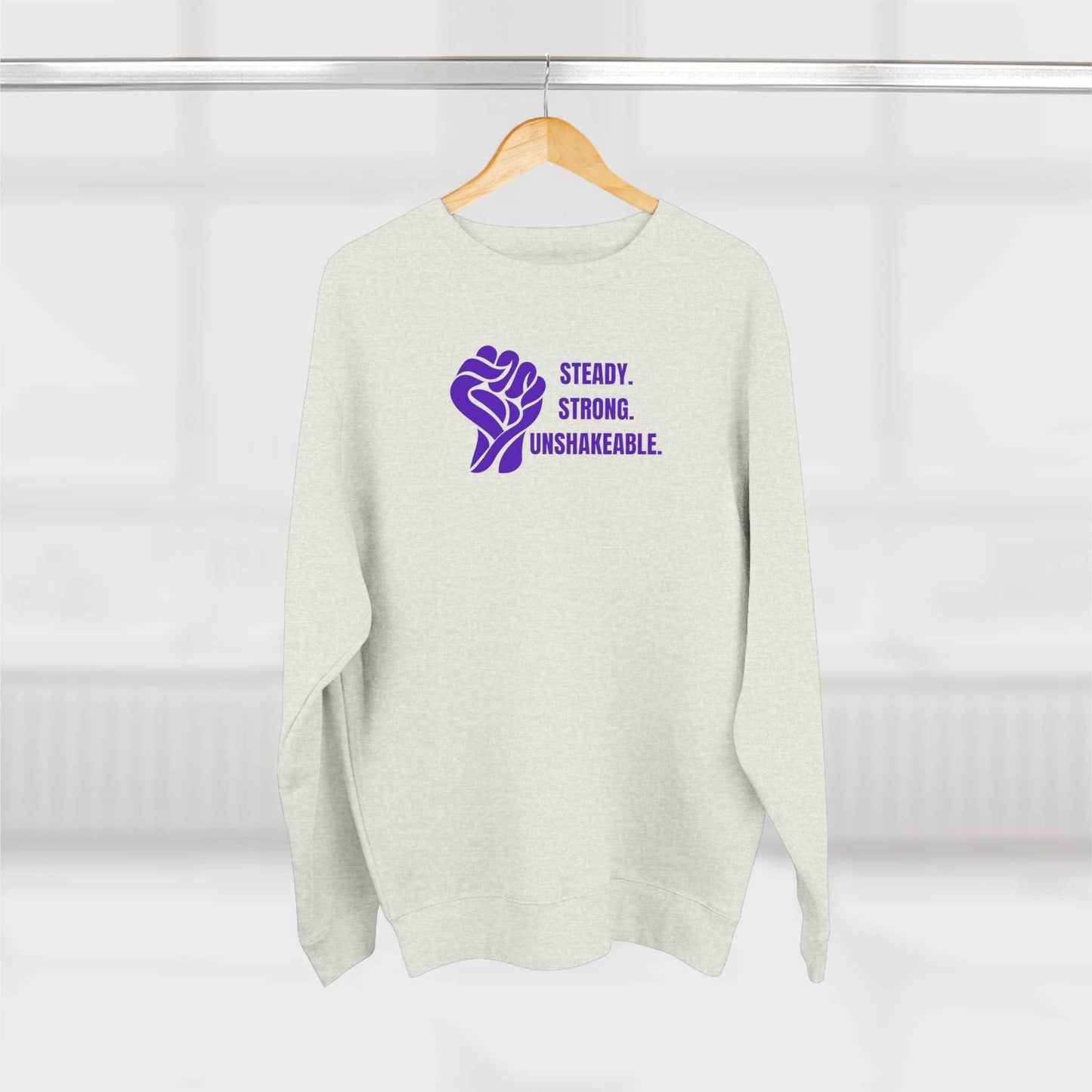 Constante. Fuerte. Inquebrantable. Sudadera de Concienciación sobre la Epilepsia