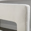Beige Contemporary Fabric Upholstered Accent Chair
