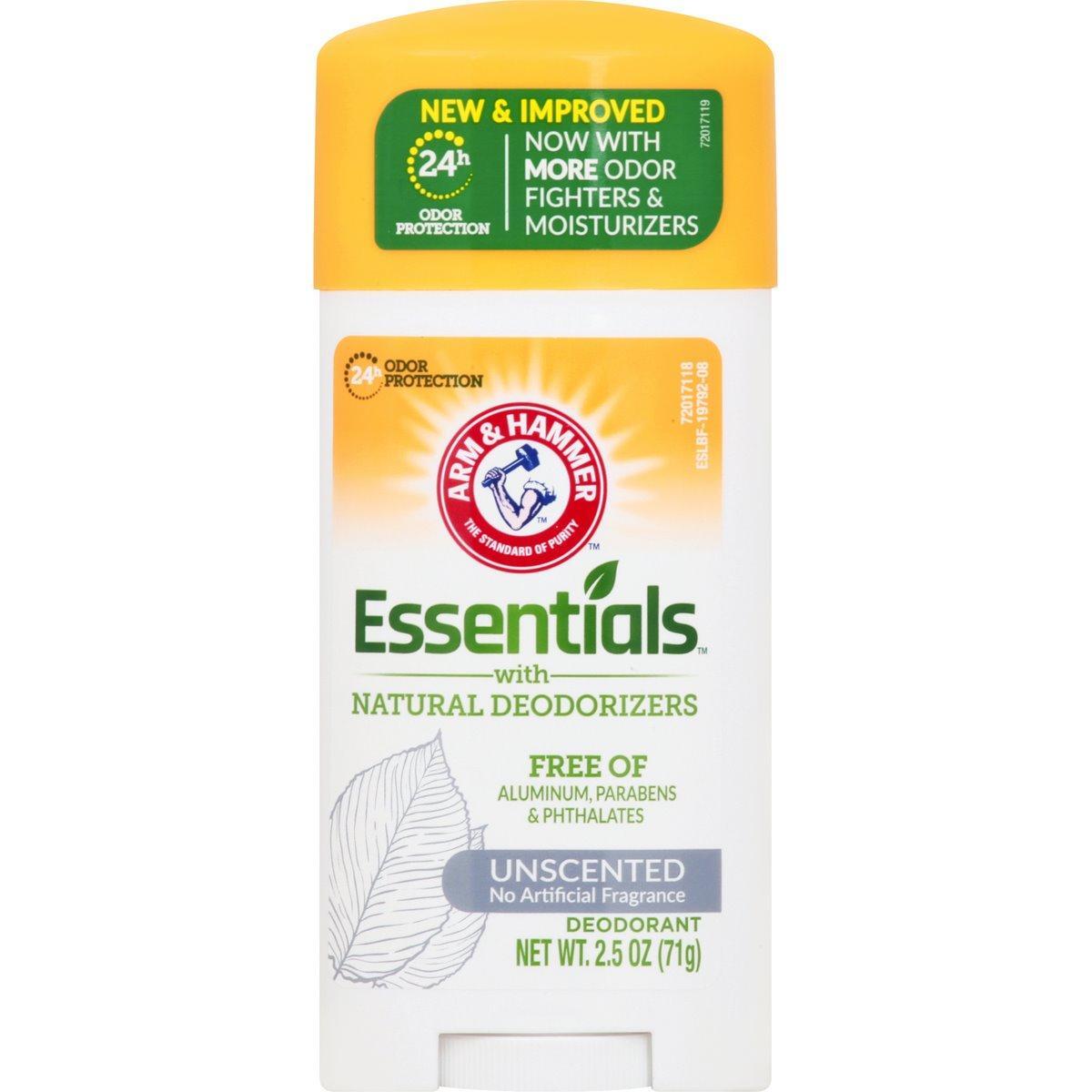 Desodorante Natural Arm & Hammer Essentials - Sin Aluminio, Sin Fragancia