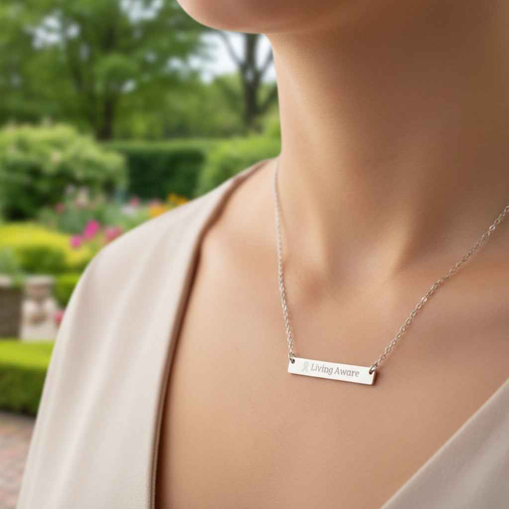 Collar Bar Living Aware – Joyería Minimalista