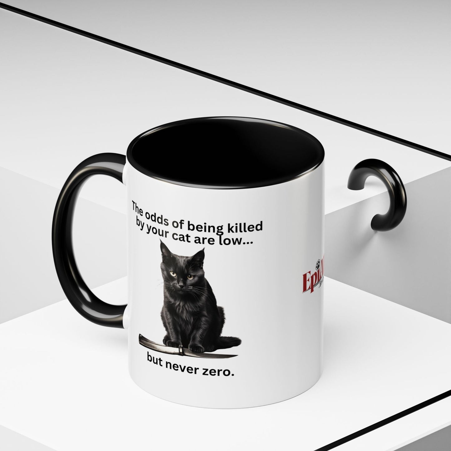 Charming Cat-Themed Accent Coffee Mug (11oz & 15oz) - Korvel