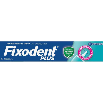 Fixodent Plus Precision Hold & Seal Denture Adhesive Cream, 2 Oz