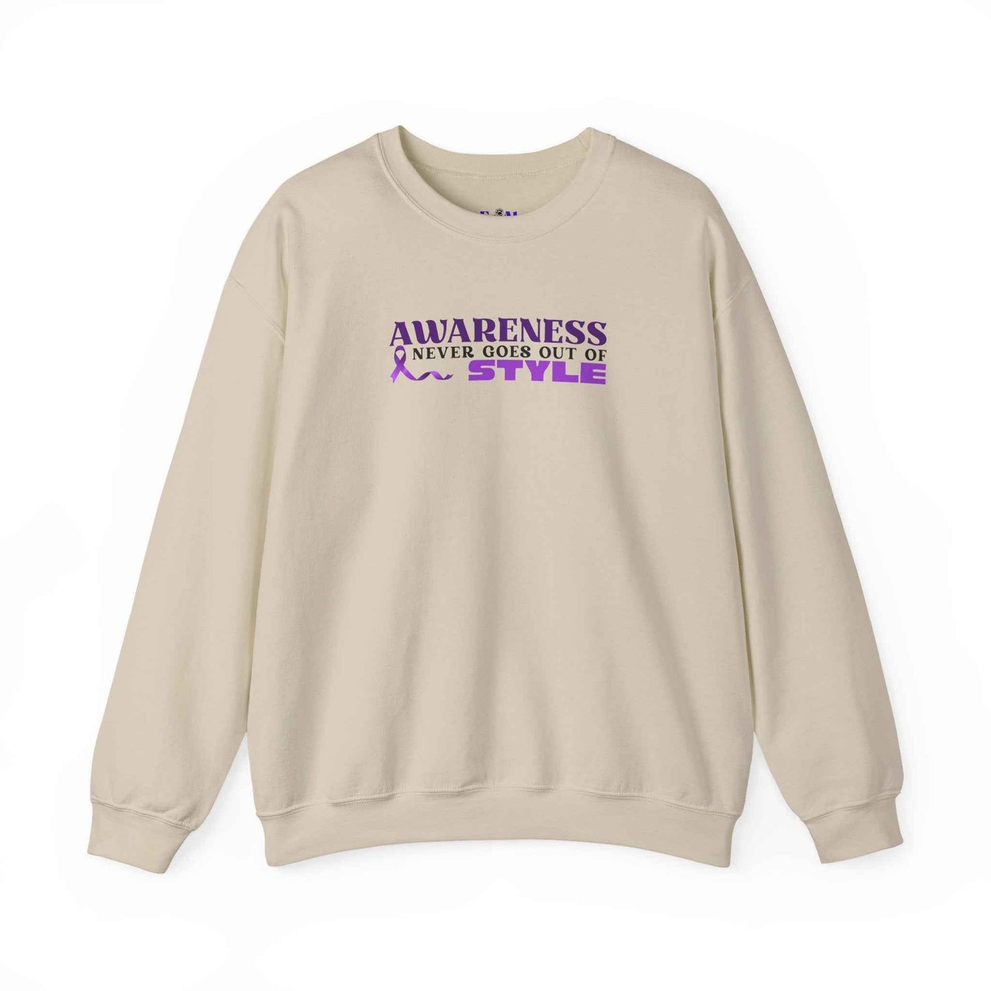 Sudadera Bordada de Conciencia Nunca Pasa de Moda