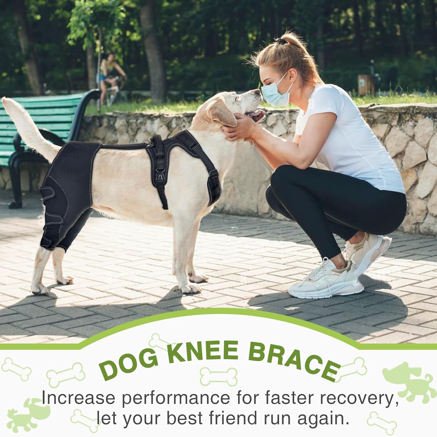 Pet Leg Support Dog Knee Brace Post-Surgery Rehabilitation Knee Support Joint Protection Bandage - Korvel
