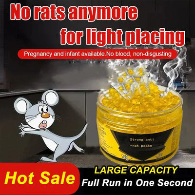 120g Rat Drive Gold Bead Magic Box Peppermint Mouse Repellent Cream  Safety Mouse Repellent For Home Kitchen Bedroom Bathroom - Korvel