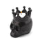 Elegant Resin Crown Skull Candle Holder